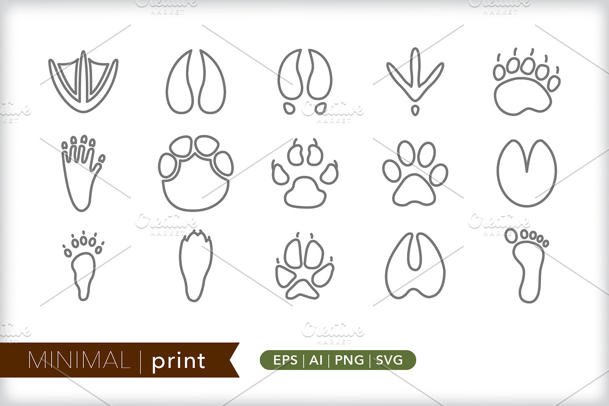 Minimal print icons, an Outline Icon by Picture Window (Photo 1 of 5)