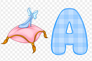 Alphabet and number princess style, an Object Graphic by LoLoArt (Thumbnail 3 of 3)