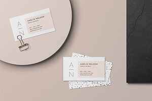 Business Card Template • Amelié