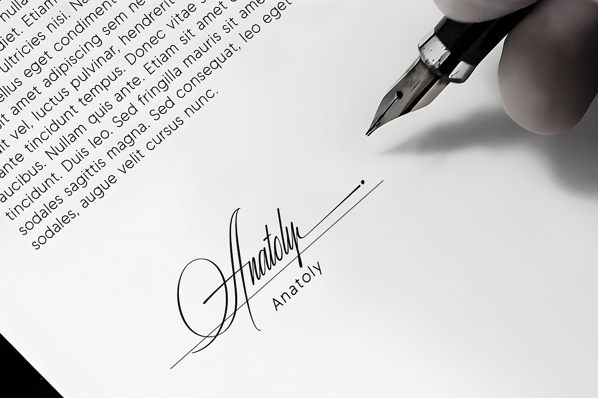 Risemotion Signature Font, a Script Font by Lemonthe (Photo 4 of 12)