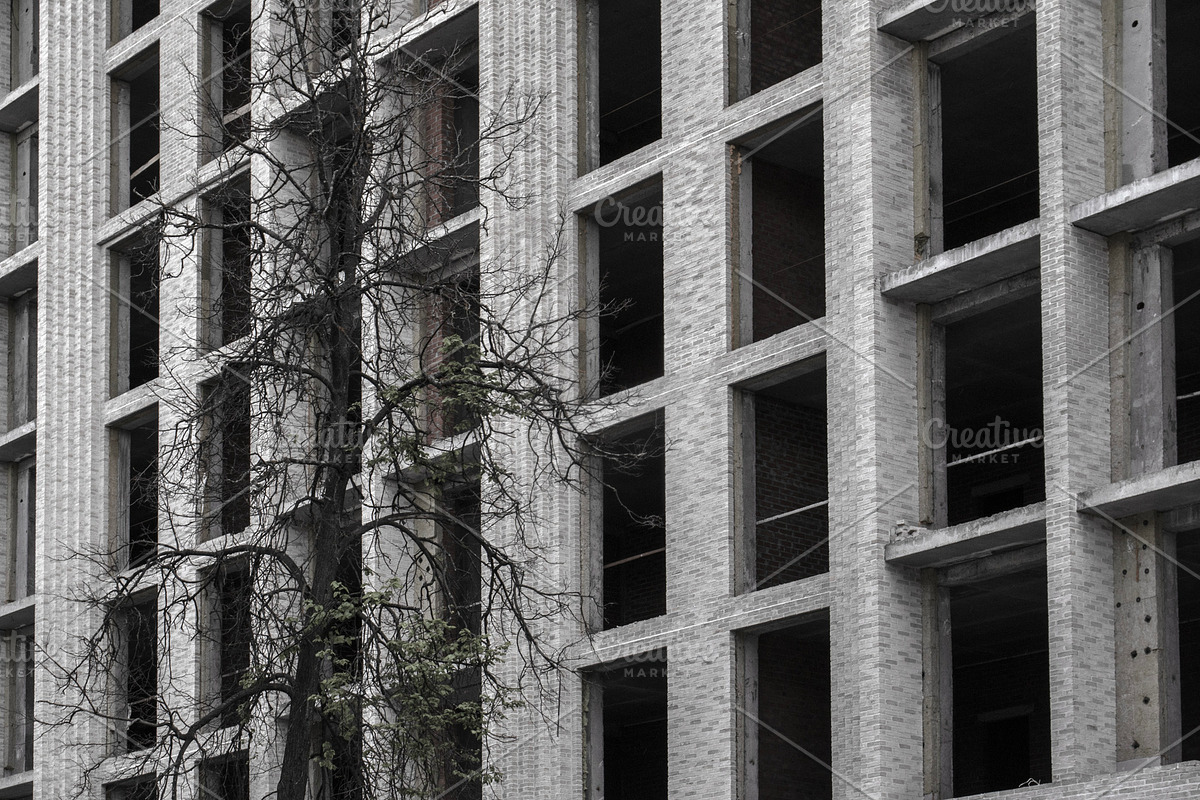 Fragment of the frame of a building, an Architecture Photo by Schreibikus (Photo 2 of 2)