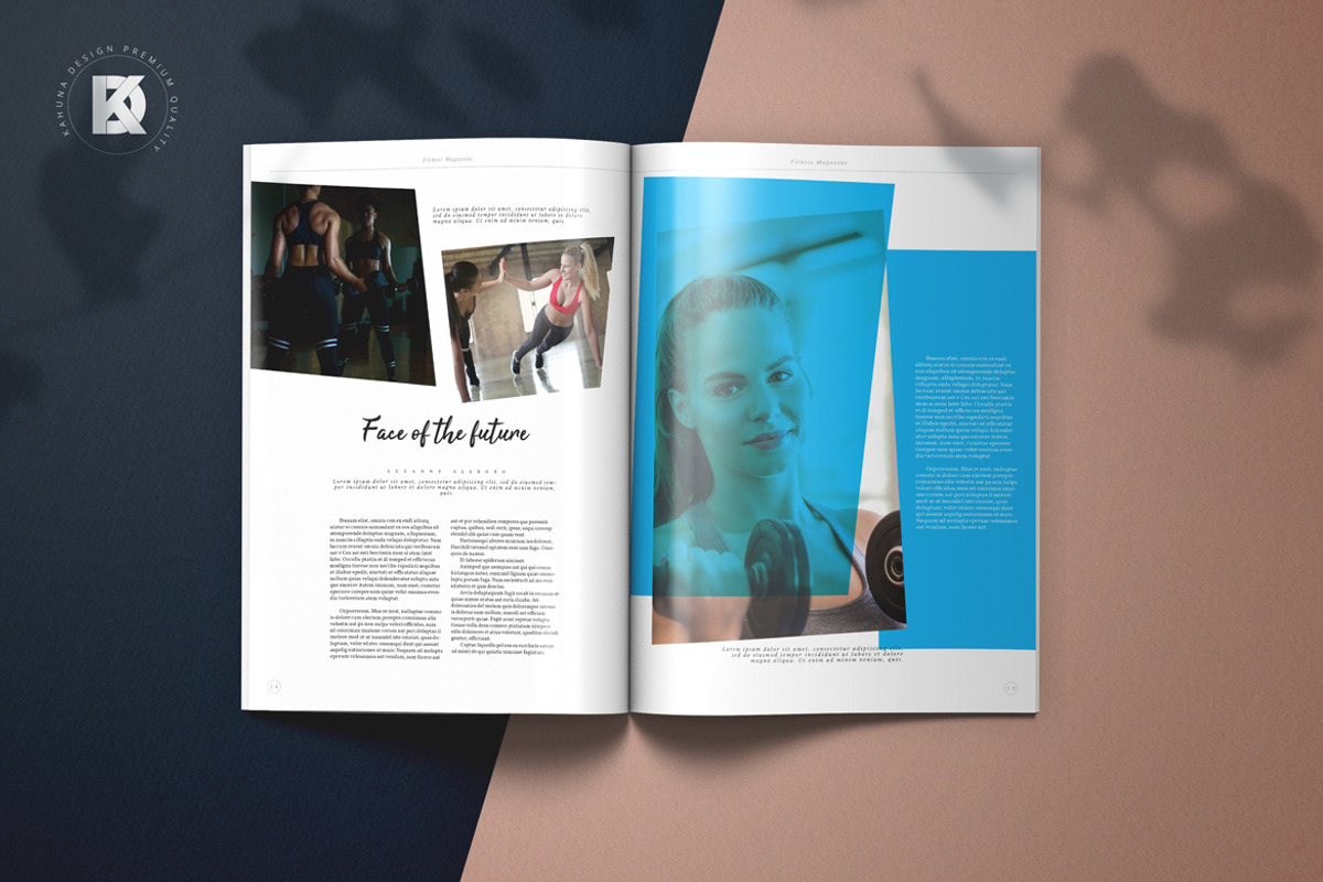 Fitness Sport Magazine, a Magazine Template by Kahuna Design (Photo 8 of 9)