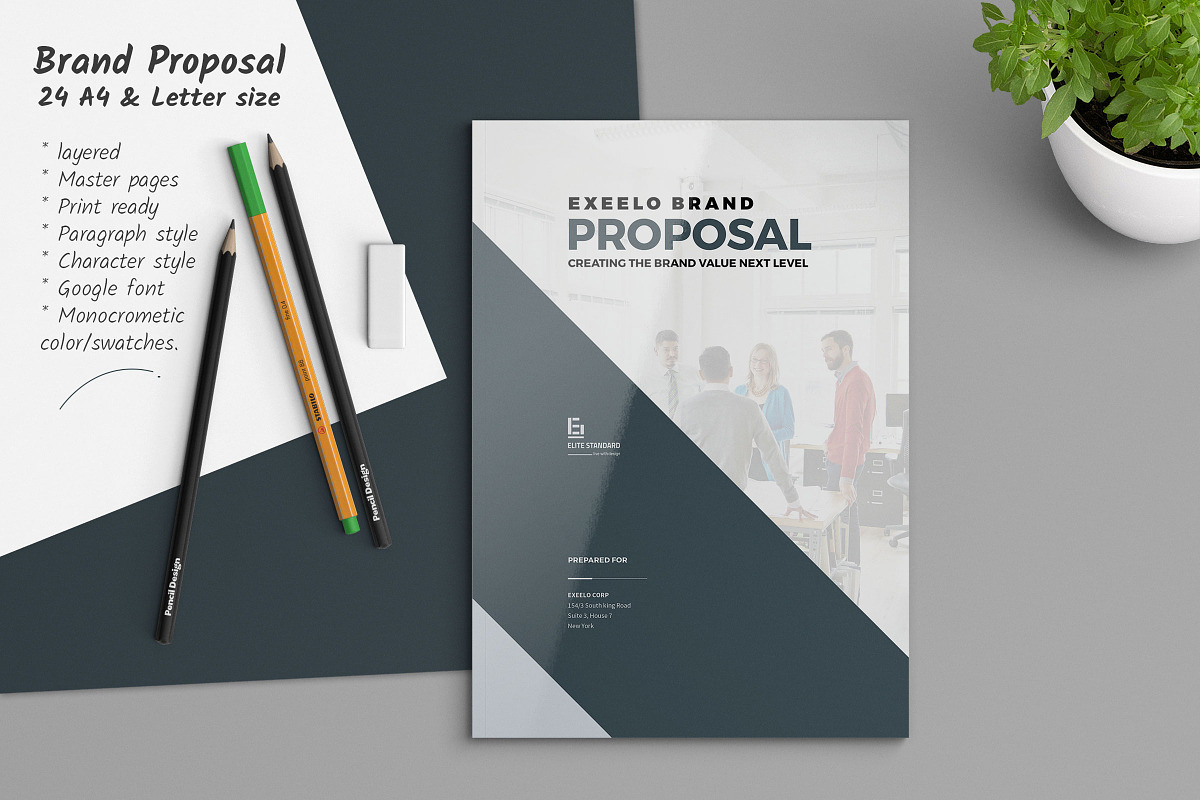 Proposal, a Brochure Template by Elite_Standard (Photo 1 of 14)