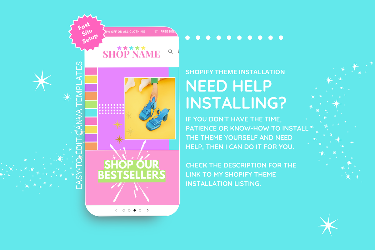 Shopify Theme and Templates, a Shopify Template by SunshineStudioBoutique (Photo 8 of 9)
