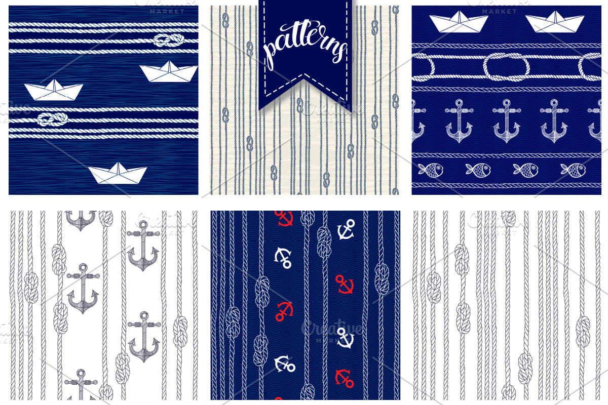 Marine rope and knots, a Pattern Graphic by maritime_m (Photo 3 of 9)