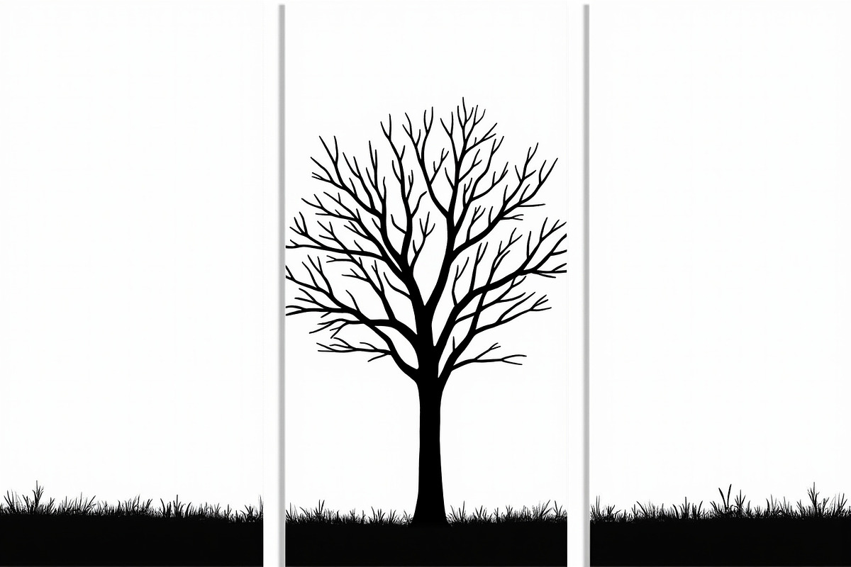 Multi-Panel Tree Silhouette Laser, a Graphic by balal (Photo 4 of 9)