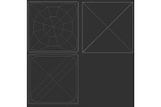 White Square Fridge Magnet 3D Model, an Object 3D Model by rebrandy (Thumbnail 6 of 9)