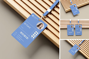Id Card Mockup, an Advertising Mockup by Design Source_