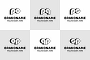 Letters PO OP PQ QP PS SP Bold Logo, a Branding & Logo Template by Pray Art Design Studio (Thumbnail 1 of 2)