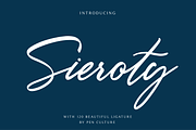 Sieroty, a Script Font by Pen Culture (Thumbnail 1 of 7)