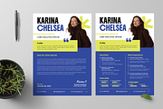 Blue Green Modern Corporate Resume, a Resume Template by Annora Studio (Thumbnail 2 of 6)
