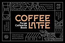 Forge Caffeine Book - Serif Font