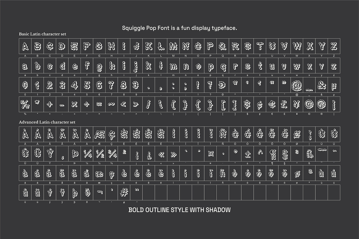 Squiggle Pop Font - Fun Display Type, a Handwritten Font by softulka (Photo 5 of 9)