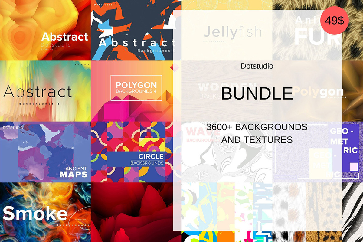 3600 Backgrounds And Textures, a Texture Graphic by dotstudio (Photo 1 of 25)