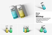 Drink Can Mockup, a Product Mockup by Indah (Thumbnail 1 of 6)
