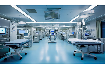 healthcare ward hospital building ai, a Background Photo by pikepicture