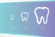 Dental Doodle Outline, an Outline Icon by BomSymbols (Thumbnail 2 of 4)