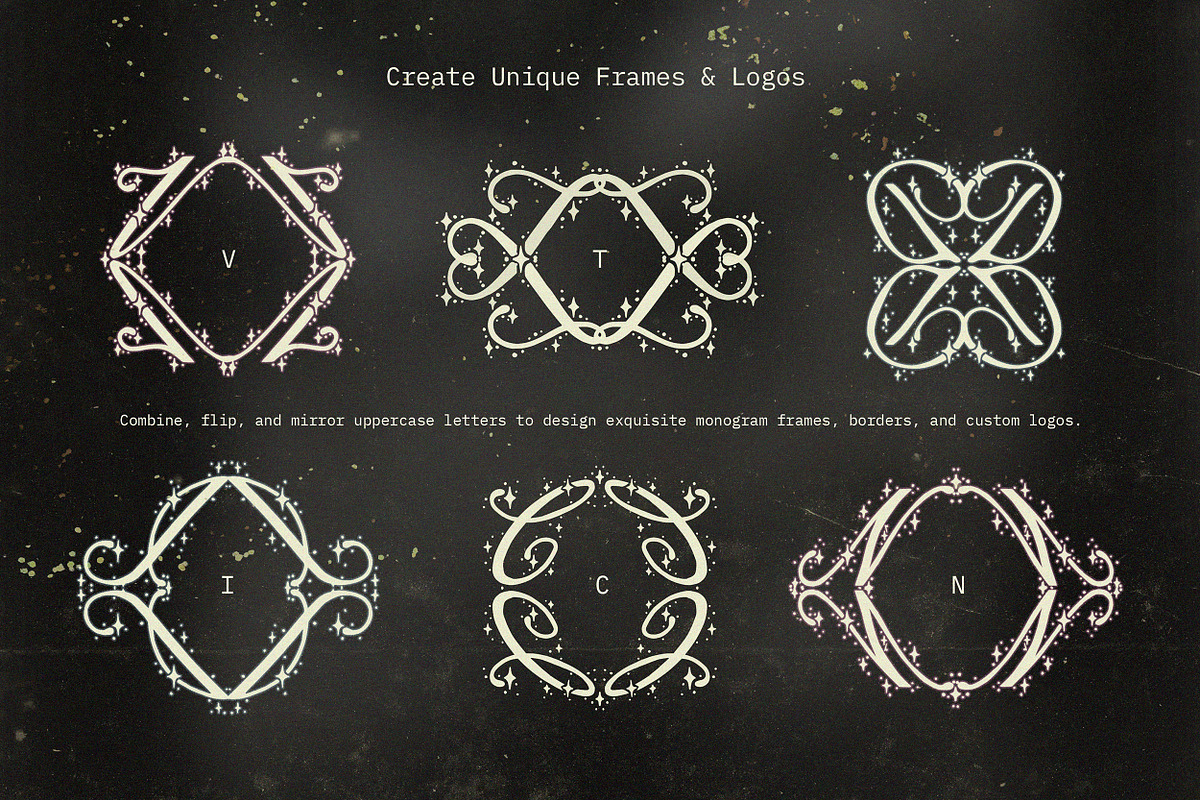The Heritage Charm Decorative Font, a Script Font by AnMark (Photo 9 of 11)
