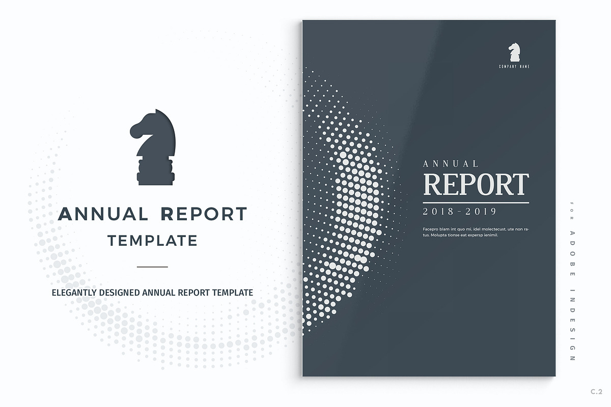Annual Report, a Brochure Template by ThemeDevisers (Photo 1 of 4)