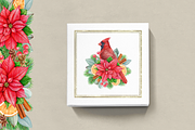 Christmas Watercolor Clipart Set, a Seasonal Illustration by AnitaPol (Thumbnail 5 of 15)