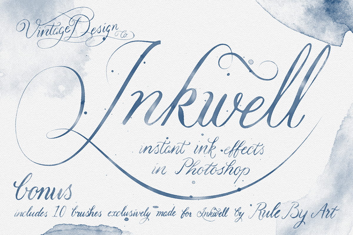 Inkwell - Instant Ink Effects, a Layer Style Add-On by Ian Barnard (Photo 1 of 5)