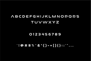 Nieron - Futuristic display typeface, a Sans Serif Font by Riaper (Thumbnail 3 of 3)