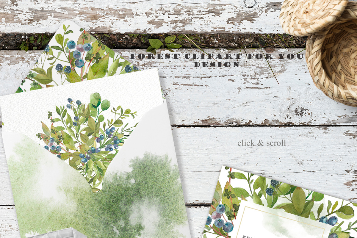 WOODLAND collection - forest wedding, an Object Illustration by DigitalDream (Photo 6 of 9)