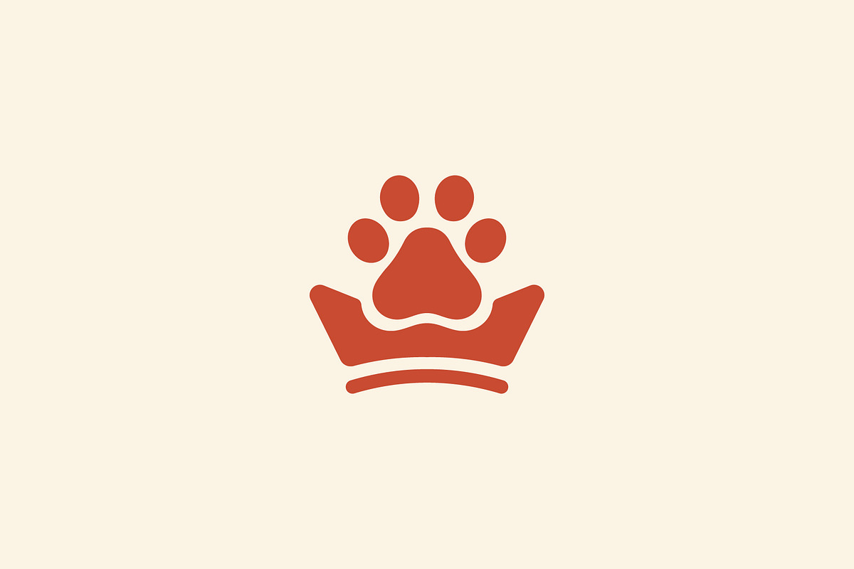 Paw Crown Logo Template, a Branding & Logo Template by Vectoryzen (Photo 1 of 2)