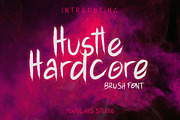Hustle Hardcore - Brush Font, a Font by Youthlabs Studio (Thumbnail 1 of 11)