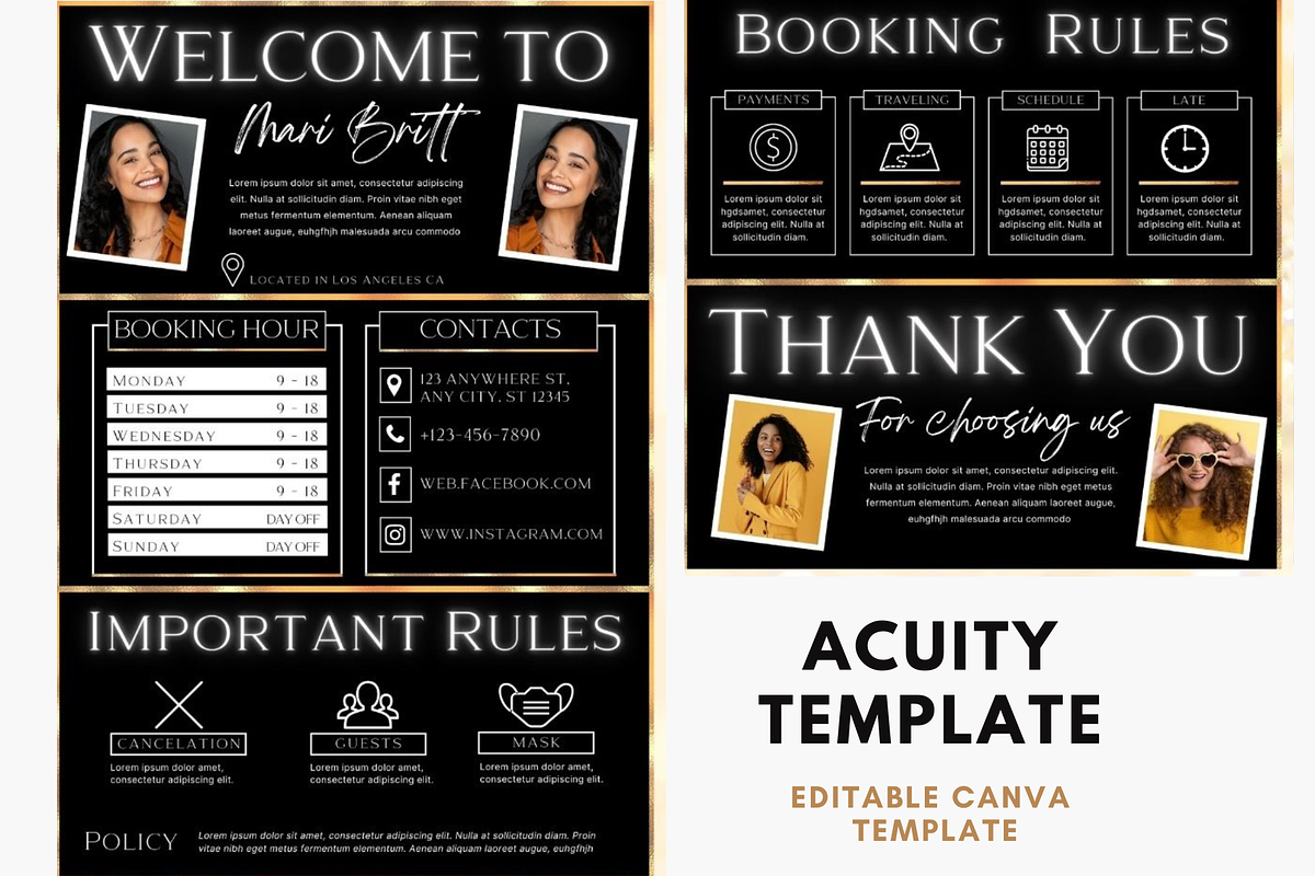 Acuity Scheduling Template, a Templates & Theme by TimCanvaTemplate (Photo 3 of 4)
