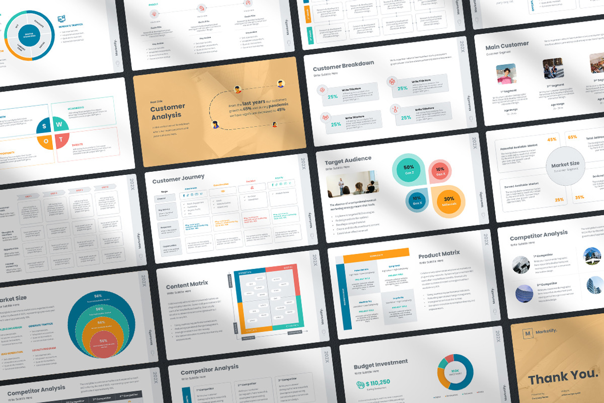 Business Marketing Plan Proposal, a Presentation Template by UX Dummy (Photo 6 of 7)
