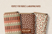 Retro Autumn Seamless Patterns, a Pattern Graphic by Checks & Dots (Thumbnail 7 of 10)
