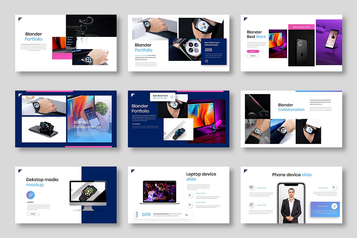 Blander - Business Google Slide Temp, a Presentation Template by Dens Creative Studio (Photo 4 of 6)