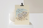 Mediterranean Vacation Print Posters, an Object Graphic by DesignThatMatters (Thumbnail 3 of 13)