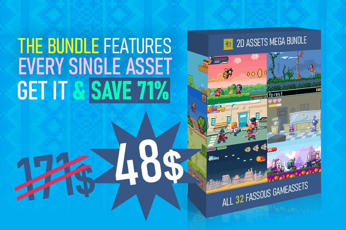 MEGA BUNDLE (All game assets), an Illustration by Fassous game assets (Photo 1 of 123)