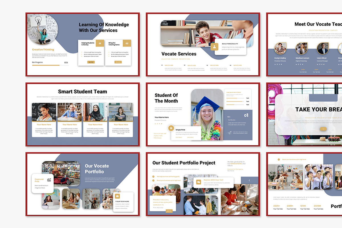 Vocate Presentation Template, a Presentation Template by Analogous Temp (Photo 3 of 5)