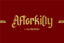 Afterkilly - Blackletter Typeface