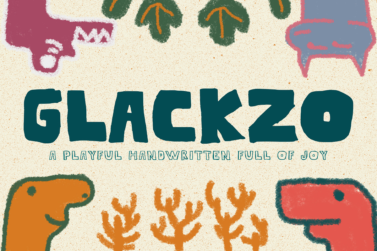 Glackzo – A Playful Handwritten, a Handwritten Font by Nian Keun Studio (Photo 1 of 10)