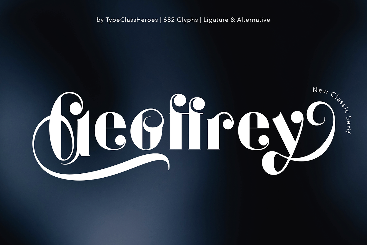 Geoffrey Classic Serif, a Serif Font by TypeClassHeroes (Photo 1 of 15)