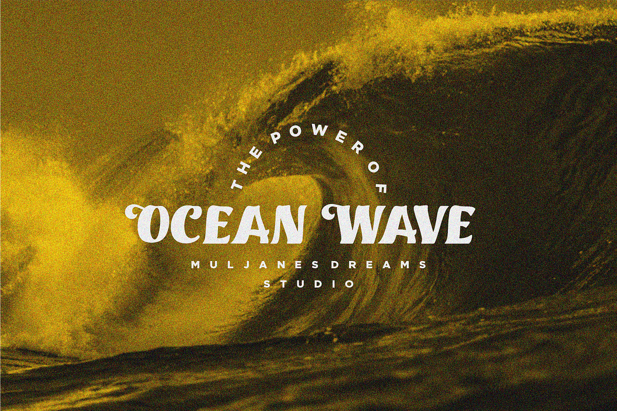Wave Sun Juicy Script Font, a Script Font by muljanes (Photo 4 of 7)