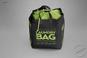 Canvas Laundry Bag Mockup, a Packaging Mockup by INCDesign (Thumbnail 7 of 9)