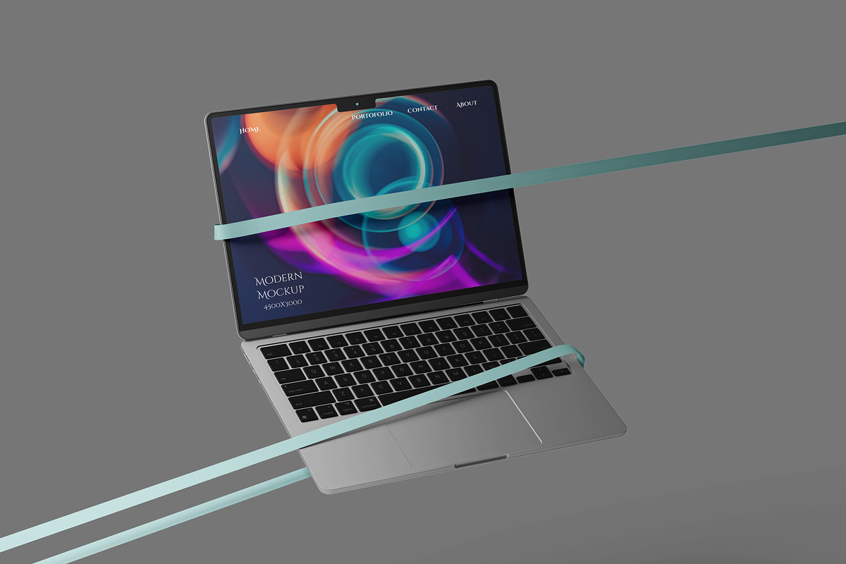 Laptop Mockup, a Mac Mockup by Akaimockup (Photo 2 of 5)