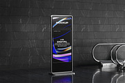 LCD Digital Signage Mockup, an Advertising Mockup by Modaldesain (Thumbnail 1 of 2)