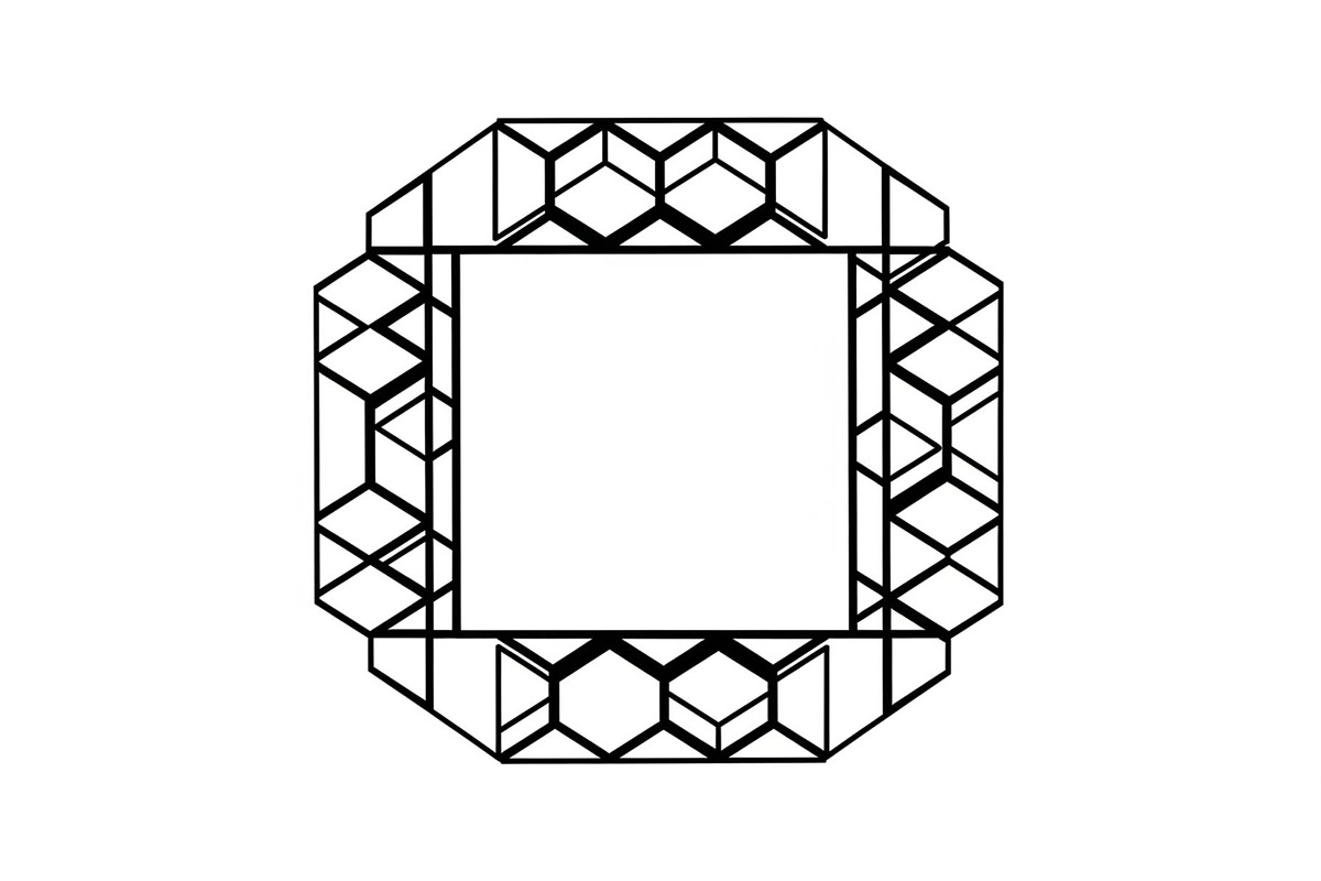Polygon Frame & Label Bundle, an Illustration by Creativeshirt (Photo 14 of 51)