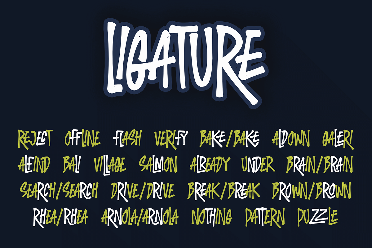 Handtag, a Handwritten Font by Yktypstd (Photo 3 of 6)
