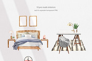 Home Living Furniture collection, a Decorative Illustration by Volha Studio (Thumbnail 2 of 8)
