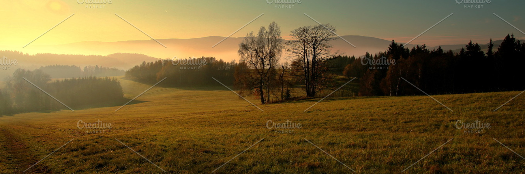 evening landscape, a Nature Photo by Tomas Luka