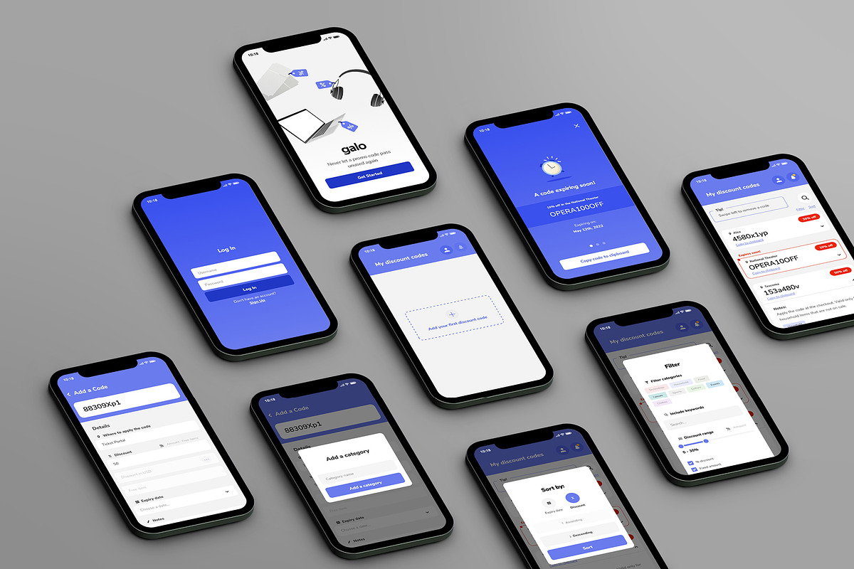 Isometric Phone Mockups, an iPhone Mockup by velvetmade.designs (Photo 13 of 17)