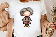 Whimsical Christmas Grandmother, an Illustration by Canvas Craft (Thumbnail 7 of 7)