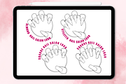NAIL ART DESIGN PROCREATE BRUSH SET, a Brush Add-On by The GG Shop (Thumbnail 5 of 11)